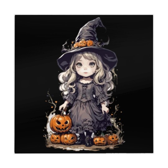 cute and creepy halloween fantasy witch Mahjong Mats