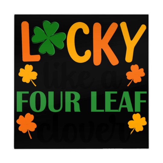 Lucky Like A Four Leaf Clover Irish Ireland Mahjong Mats
