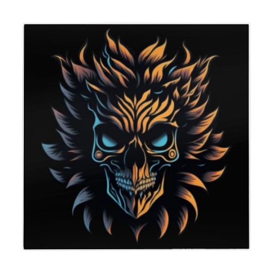 scary Skull lion Mahjong Mats