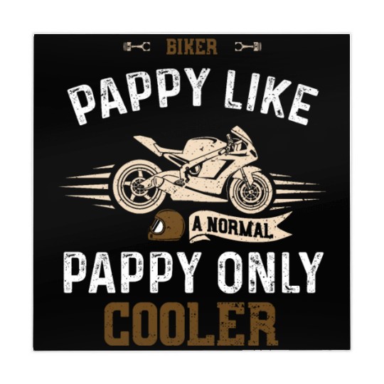 Biker Pappy Like A Normal Pappy... Mahjong Mats