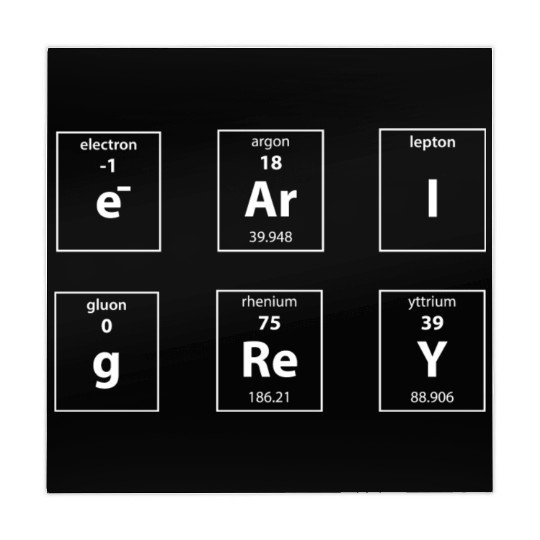 Earl Grey Periodic Table Cuppa Tea Lover Mahjong Mats