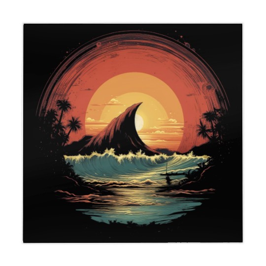 Desert Surf Adventure Mahjong Mats