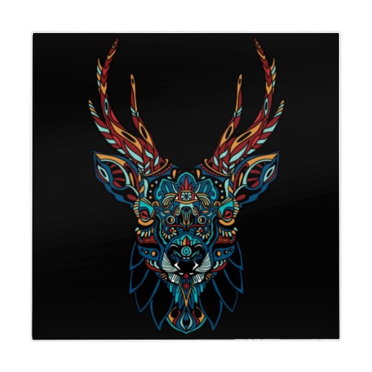 Mandala Deer Mahjong Mats