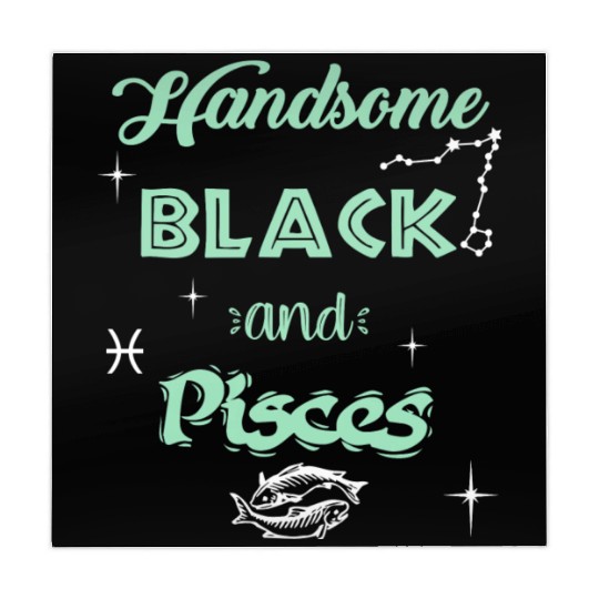 Handsome Black Pisces Mahjong Mats
