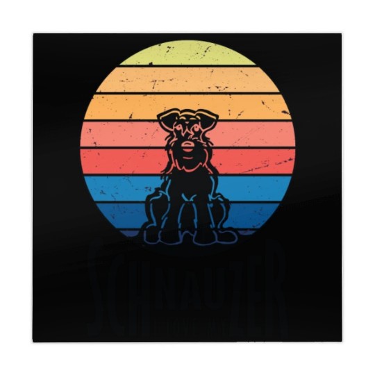 Schnauzer Love Mahjong Mats