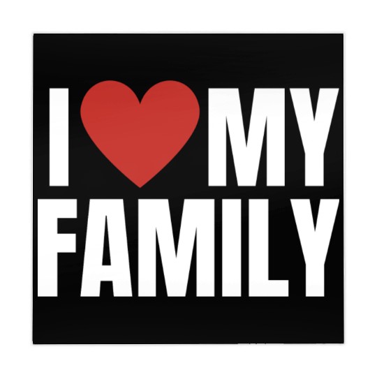 I Love My Family Gathering Reunion Celebration Mahjong Mats