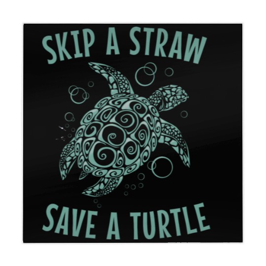 Skip A Straw Save A Turtle Earth Day Mahjong Mats