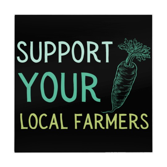 Support Local Farmers Carrot Mahjong Mats