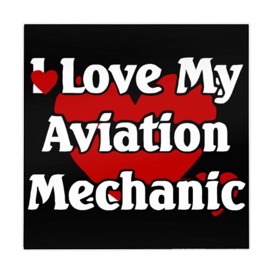 I LOVE MY AVIATION MECHANIC Mahjong Mats
