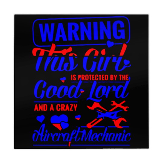 THIS GIRL PROTECTED BY AIRCRAFT MECHANIC Mahjong Mats