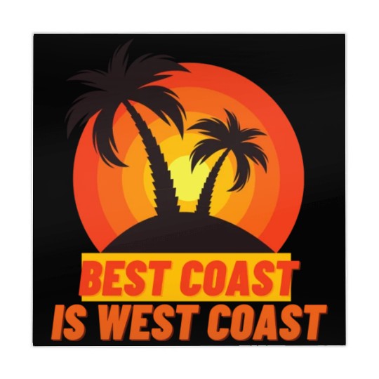 Best Coast Is West Coast Mahjong Mats