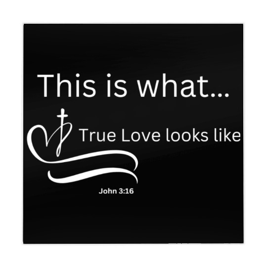 This is what True Love looks Like John 3:16 Mahjong Mats