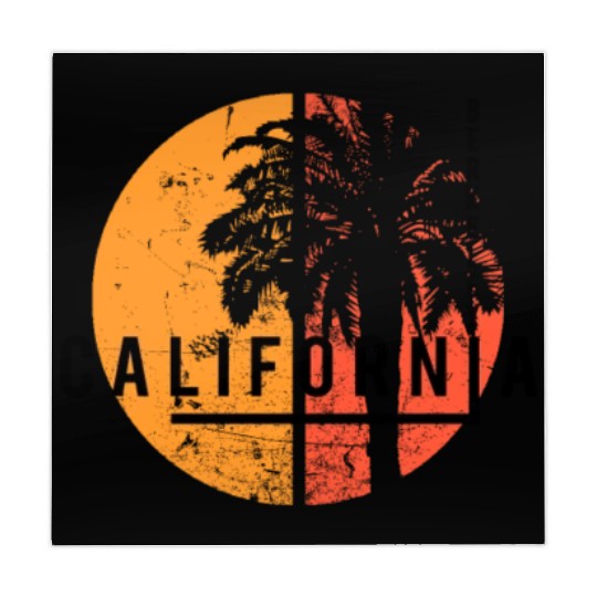 Berkeley California Cool Native Palm Tree Mahjong Mats