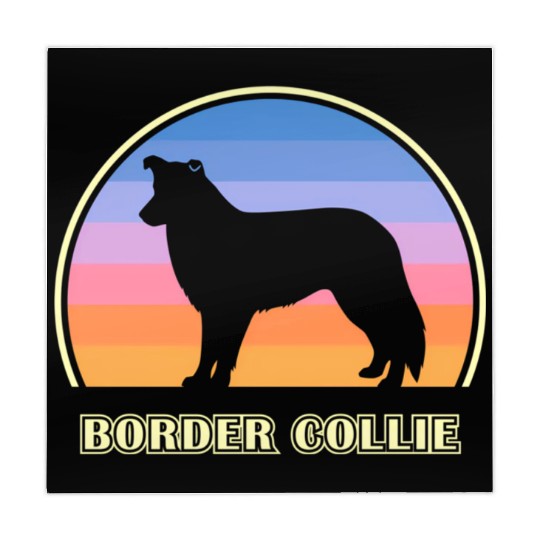 Border Collie Sunset Dog Mahjong Mats