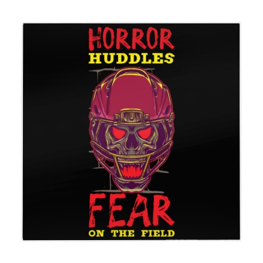 Funny Horror Football Fan Horror Obsessed Horror Mahjong Mats