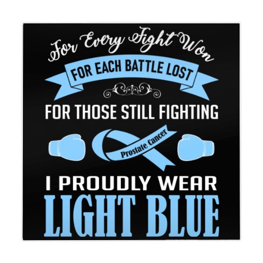 I Proudly Wear Light Blue Prostate Cancer Mahjong Mats
