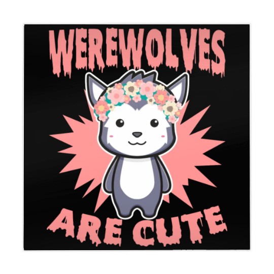 Cute Halloween Werewolf For Trick Or Treat Mahjong Mats