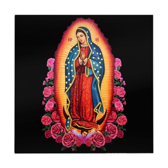 Virgin Mary Lady of Guadalupe Virgen De Guadalupe Mahjong Mats