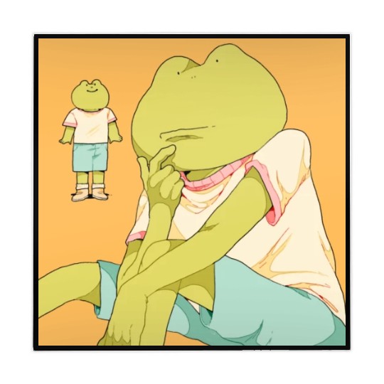 Green Frog Friends Mahjong Mats