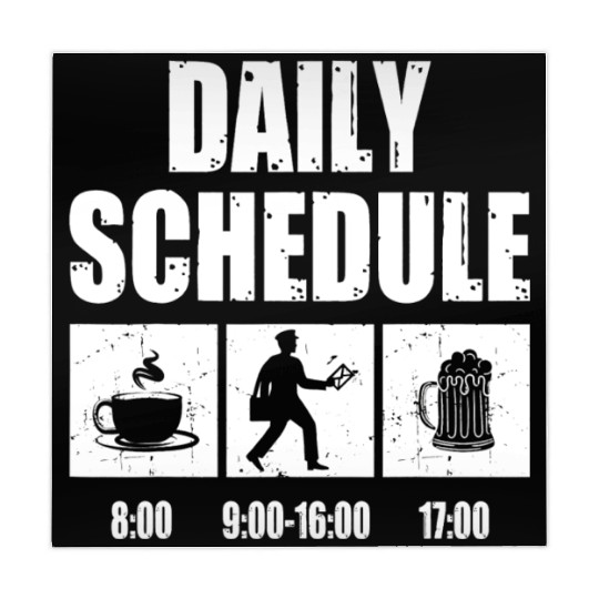 Mailman Postal Worker Daily Schedule Post Mail Mahjong Mats