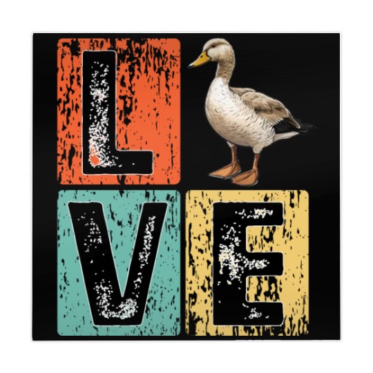 Retro Duck Hunting Duck Birds Lover Duck Hunter Mahjong Mats