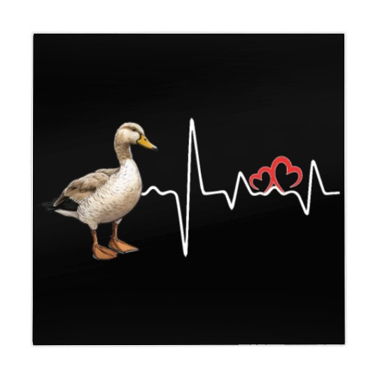 Duck Hunting Love Heartbeat Duck Hunter Mahjong Mats