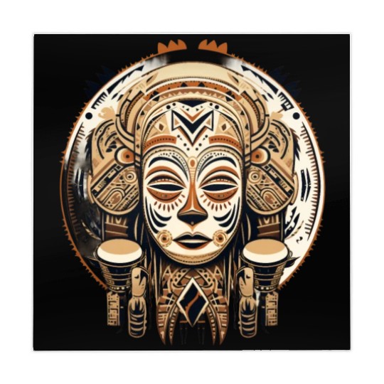 music, african sound, drum, gift Mahjong Mats