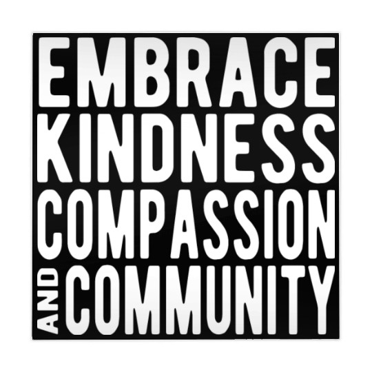 Embrace Kindness Compassion Community Mahjong Mats