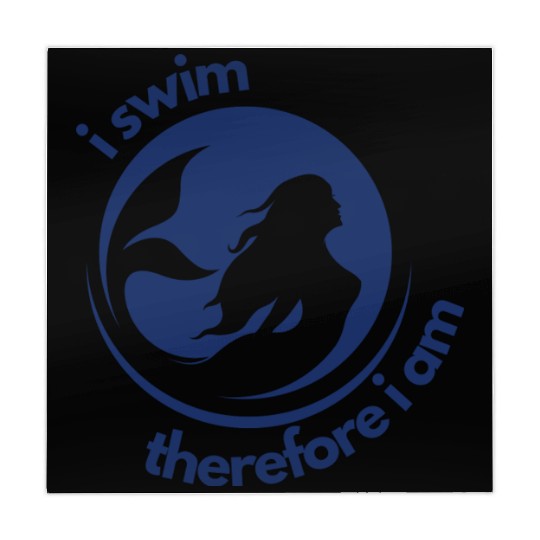 I Swim Therefore I Am Mahjong Mats