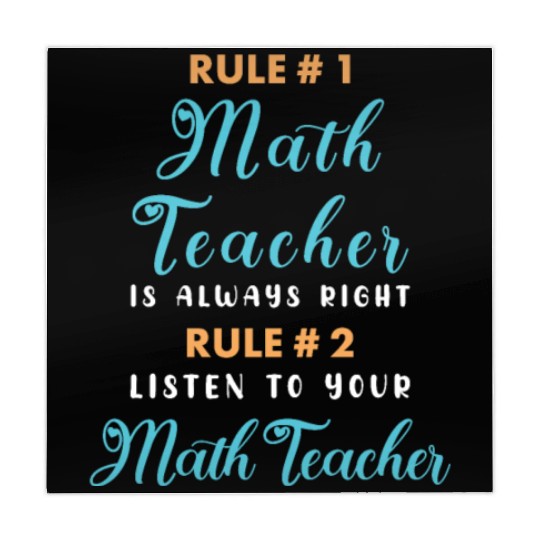 For Math Teacher Mahjong Mats