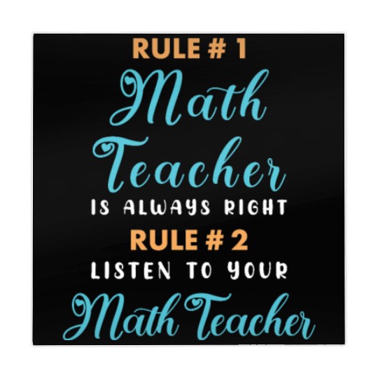 For Math Teacher Mahjong Mats