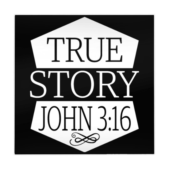 True Story John 3:16 Love Jesus Christian Mahjong Mats