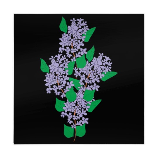 Lilac Flower T ShirtLilac Mahjong Mats by Alekvik