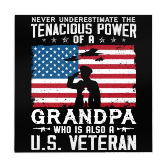 US Army Veteran Grandpa Mahjong Mats