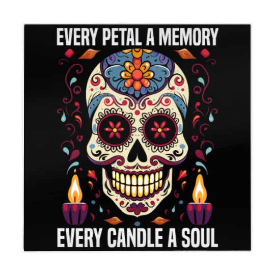 Dia De Los Muertos Sugar Skull Mexican Holiday Mahjong Mats