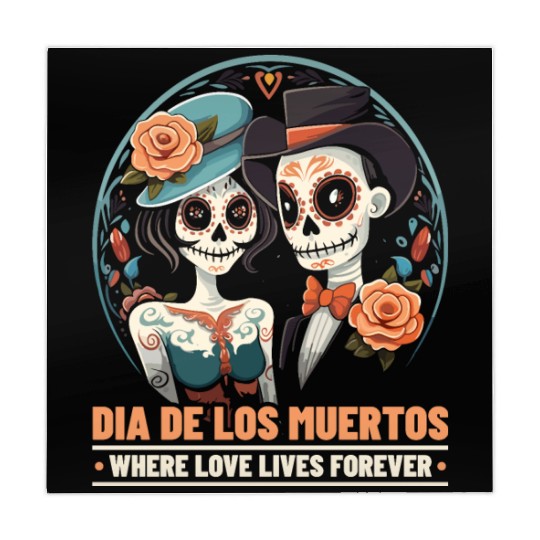 Dia De Los Muertos Sugar Skull Mexican Holiday Mahjong Mats