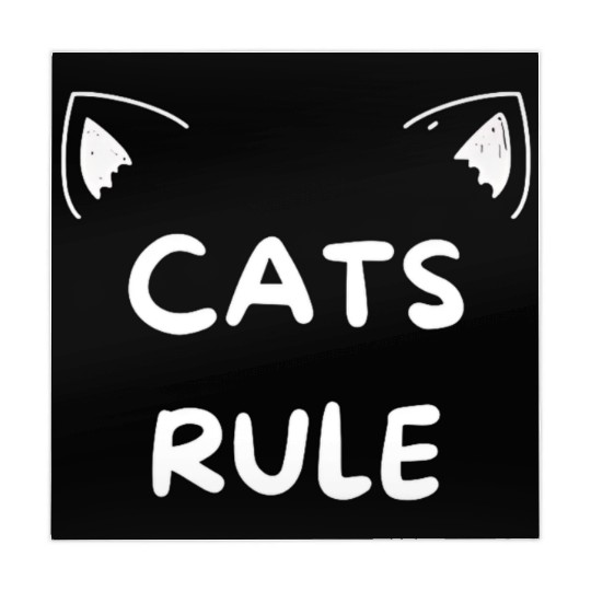 Cats rule, cat lovers Mahjong Mats