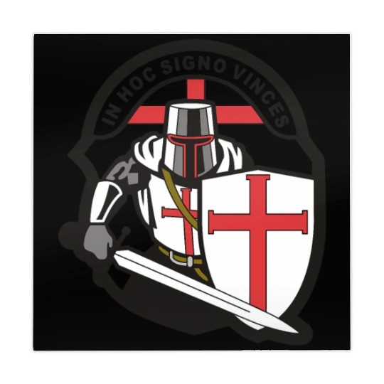 Crusader 'in Hoc Signo Vinces ' Knights Templar Mahjong Mats