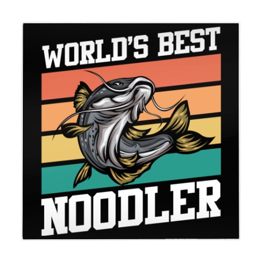 World´s Best Noodler Catfish Fishing Angler Mahjong Mats