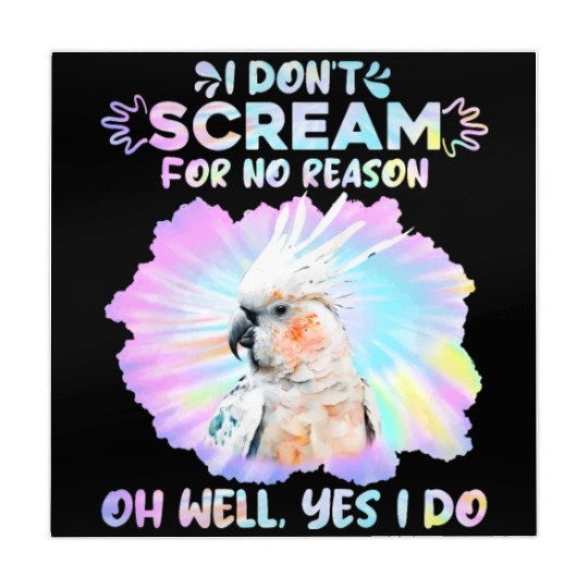 Cockatoos I don't Scream for no Reason Parrot love Mahjong Mats