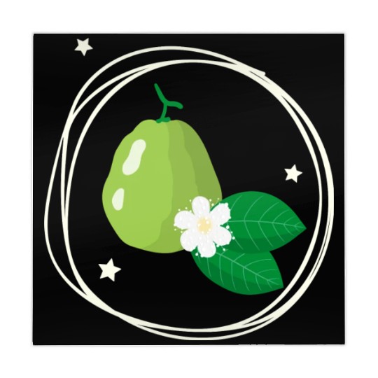Guava With Flower And Leaves Mahjong Mats