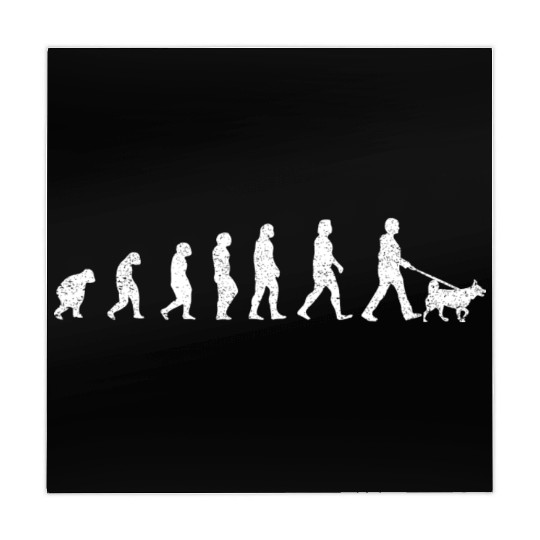 Dog Lover Evolution To Walking The Dog Funny Pet Mahjong Mats