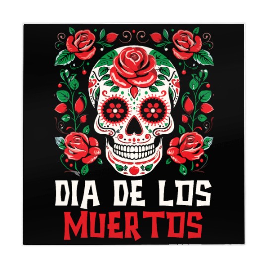 Dia De Los Muertos Sugar Skull Mexican Holiday Mahjong Mats