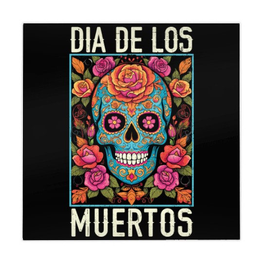 Dia De Los Muertos Sugar Skull Mexican Holiday Mahjong Mats