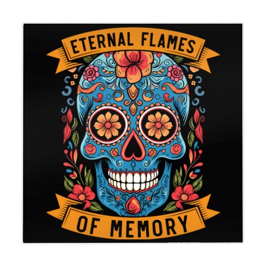 Dia De Los Muertos Sugar Skull Mexican Holiday Mahjong Mats