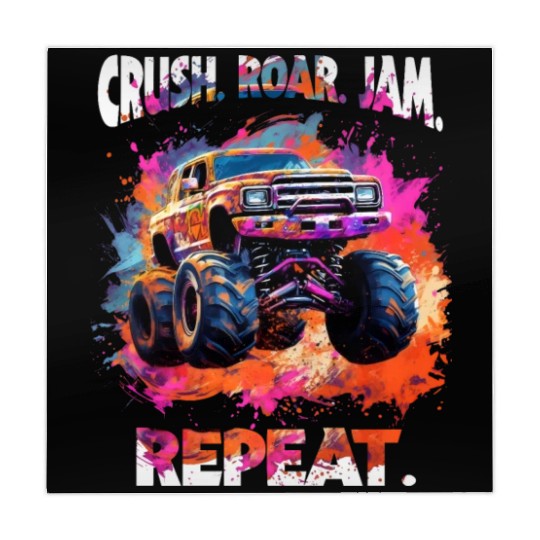 Truck Big Retro Race Dad Trucker Lover Jam Vintage Mahjong Mats