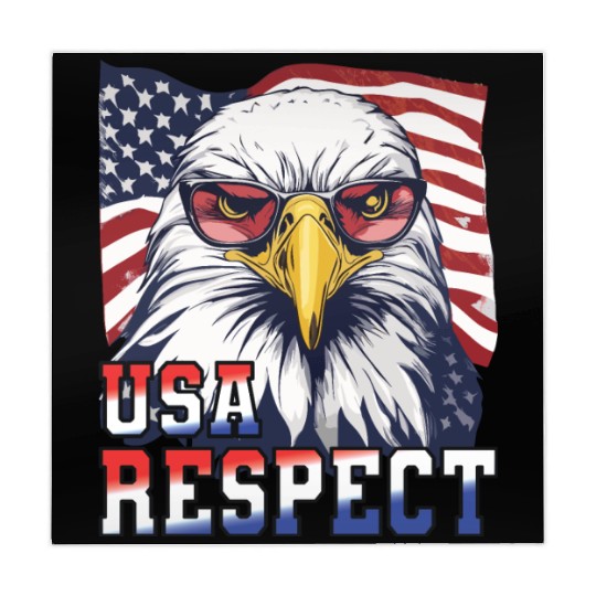 gift idea bald eagle american flag Mahjong Mats