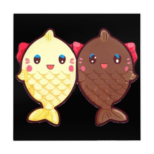 Taiyaki Cute Fish Japanese Sweet Ice Cream Dessert Mahjong Mats
