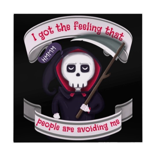People Are Avoiding Me Grim Reaper Mahjong Mats