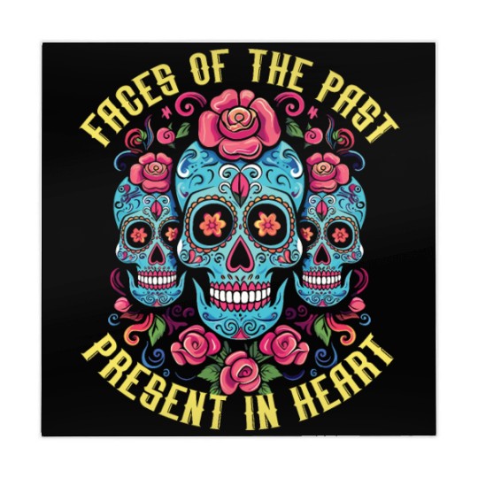 Dia De Los Muertos Sugar Skull Mexican Holiday Mahjong Mats